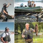 Gonex Fly Fishing Vest for Men Women, Comfortable Adjustable Fishing Vest with Multi-Pockets Reflective Stripes, Green+Gray