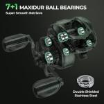 KastKing Spartacus II Baitcasting Fishing Reel Combo,6'8" MH,Right Handed Reel