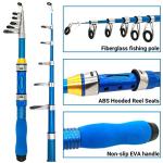 Kilitn Kids Fishing Rod, 1.5M 61Inch 4.92Ft Portable Telescopic Fishing Pole and Reel Combos and String with Fishing Line Full Kits, Youth Fishing Pole Fishing Gear for Kids, Boys, Girls, and Adults