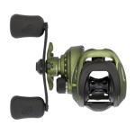 Pflueger Monarch Low Profile Fishing Reel, Right Handle Position, Graphite Body and Rotor, Corrosion-Resistant, Aluminum Spool, Star Drag System