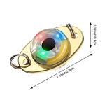 Skylety 20 Pieces LED Fishing Lures Lighted Fishing Spoons Underwater Flasher Bass Halibut Saltwater Trolling Deep Drop LED Lighted Bait Flasher