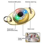 Skylety 20 Pieces LED Fishing Lures Lighted Fishing Spoons Underwater Flasher Bass Halibut Saltwater Trolling Deep Drop LED Lighted Bait Flasher