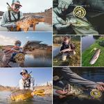 Maxcatch AVID PRO Fly Fishing Reel with CNC-machined Aluminum Body Super Large Arbor Design-3/5, 5/7, 7/9, 9/11 Weights (Gold, 3/5wt)