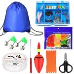 Kilitn Kids Fishing Rod, 1.5M 61Inch 4.92Ft Portable Telescopic Fishing Pole and Reel Combos and String with Fishing Line Full Kits, Youth Fishing Pole Fishing Gear for Kids, Boys, Girls, and Adults