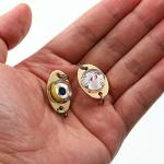 Skylety 20 Pieces LED Fishing Lures Lighted Fishing Spoons Underwater Flasher Bass Halibut Saltwater Trolling Deep Drop LED Lighted Bait Flasher