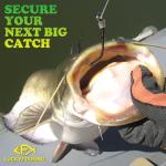 LUCKYFISHING Baitholder Fishing Hooks Saltwater Freshwater 100pcs Professional V Bait Holder Hooks for Bass Trout Crappie Soft Live Baits Black with Size 2