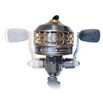 AZEVQOS FY 4000 Spincast Fishing Reel,Handle for Left/Right Retrieve,Push Button Casting 3.9:1 Gear Ratio,l5LB Smooth Drag Includes 45m 4X White Braided Fishing line