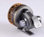 AZEVQOS FY 4000 Spincast Fishing Reel,Handle for Left/Right Retrieve,Push Button Casting 3.9:1 Gear Ratio,l5LB Smooth Drag Includes 45m 4X White Braided Fishing line