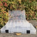 Tripquips 3600 Tackle Trays, Plastic Storage Organizer Box with Removable Dividers - Tackle Boxes - Fishing Tackle Storage - 3700 Tackle Trays - 2 Packs/4 Packs Box Organizer-3600 4 Packs