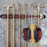 Skylety 40 Pieces Fishing Rod Clips Billiards Cue Clip Pole Rod Holder for Fishing Billiards Snooker Pool Cue Locating Supplies, Black