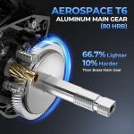 KastKing Spartacus II Plus Baitcasting Reel, DualBalance Magnetic Braking System, 8.0:1 High-Speed Gear Ratio, Ultralight 6 oz, 7+1 MaxiDur Double-Shielded Ball Bearings, Fishing Reels