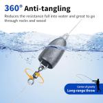 THKFISH Fishing Weights Sinkers, Bullet Fishing Sinkers with Swivel Rolling Slip Sinkers Sliding Weights for Bass Fishing Pitching and Flipping Texas Rigs Saltwater Freshwater Fishing, 3.5g-20g