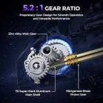 KastKing Kestrel SE Spinning Fishing Reel, 5oz Ultralight SFS Spinning Reel, High Strength Sycron Construction, 7+1 MaxDur Double Shielded BB, Aerodynamic Reel Rotor, 13.2 Lbs Max Drag