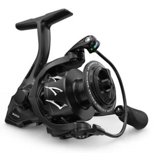 KastKing Spartacus II Plus Spinning Reel – IPX5 Waterproof Freshwater/Saltwater Fishing Reel, 22LB Drag, 5.2:1 Gear Ratio, 7+1 Stainless Steel Bearings, Instant Anti-Reverse, Anodized Aluminum Spool