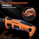 KastKing Ultimate Angler 5" Bait Knife, Razor Sharp Corrosion-resistant Vanadium Stainless Steel Blade, Fishing Knife with Dual Edge & Non-slip Handle, Includes Sheath with Sharpener & Carabiner