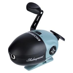 Shakespeare Excursion Spincast Fishing Reel, Size 6, Ultra-Ergonomic Reel Design, Stamped Steel Handle Arm, Pre-spooled with Stren Line