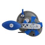 Shakespeare Contender Conventional Fishing Reel, Size 30, Stainless Steel Synchronized Level Wind, On/Off Bait Clicker, 2 Ball Bearing Design