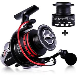 Sougayilang Fishing Reels Powerful 13+1BB Spinning Reels Ultra Smooth Reel for Saltwater or Freshwater (Fierce DL-13+1BB, 1000)