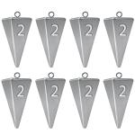 Fishing Weights Sinkers Pyramid Sinkers Surf Fishing Sinkers for Saltwater Fishing Gear Tackle 1oz 2oz 3oz 4oz 5oz 6oz 8oz 10oz 12oz 14oz 16oz