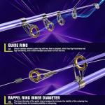 Sougayilang Portable Telescopic Fishing Rod with Carbon Fiber Material and Precision Carved Reel Seat - Suitable for Saltwater and Freshwater Fishing