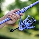 Sougayilang Portable Telescopic Fishing Rod with Carbon Fiber Material and Precision Carved Reel Seat - Suitable for Saltwater and Freshwater Fishing