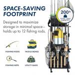 12 Rod Tackle Cart Organizer for Fishing Gear