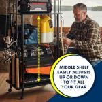 12 Rod Tackle Cart Organizer for Fishing Gear