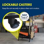 12 Rod Tackle Cart Organizer for Fishing Gear