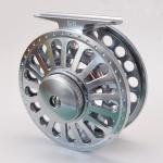 Alichino Fly Fishing Reel, CNC Machined Aluminum Alloy Large Arbor Fly Reel with Carbon Disk Drag (Gunmetal, 5/6WT)