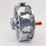 Alichino Fly Fishing Reel, CNC Machined Aluminum Alloy Large Arbor Fly Reel with Carbon Disk Drag (Gunmetal, 5/6WT)