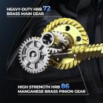 KastKing ReKon Saltwater Spinning Reel – Up to 55LBs Max Drag Big Game Fishing Reel - Innovative NyliTech Body- Water Resistant - 5.2:1 High Speed - MaxiDur 5+1+1 Corrosion-Resistance Bearing System