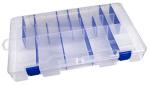 Flambeau Outdoors 5003 Fishing - Includes 15 Dividers, 25 Compartments, Clear Fishing Lure Organizer, Tuff Tainer with Zerust Anti-Rust Dividers - 14.25" x 9.12" x 2"
