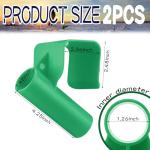 GlikCeil 2 Pcs Sled Rod Holder Outdoor Fishing Rod Holder Compatible Storage Rack Sled Buckets Ice Fishing Pole Rack Gear Adjustable Bucket Accessories for Ice House Dock Riverbank Lakeside (Green)