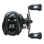 Abu Garcia Max SX Winch Low Profile Baitcasting Fishing Reel, Right, Lightweight Design, Graphite Body and Sideplates, Duragear Brass Gear, Power Disk Drag System
