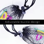 Leewoth 12PCS Small Mesh Bags Nylon Mini Storage Mesh drawstring bags for Travel Stuff Organizing (6 x 4 inch)