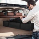 COOLBEBE 45 Inch Tripod Carrying Case - 45x7x7 Inch Storage Bag for Light Stands, Fishing Rods, Tent Poles, and Camera Gear, Water Resistant, Black