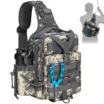 Piscifun Fishing Tackle Bag with Rod & Gear Holder