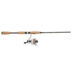Pflueger 5'6" Monarch Spinning Rod Combo, 2-Piece Graphite Rod, Size 30 Reel, Right/Left Handle Position, Lightweight and Corrosion-Resistant, Aluminum Spool, Disc Drag System