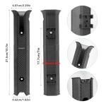 Fishing Rod Holders, 4 Pack Fishing Rod Racks Fishing Pole Holders Side-Mount with Screws for Boat