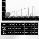 FishTrip 100 Pack Aberdeen Fishing Hooks Freshwater, Long Shank Light Wire Worm Hooks - Live Bait Hooks for Sunfish Bass Trout Crappie Bream Panfish Bluegill Size 4