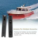 Fishing Rod Holders, 4 Pack Fishing Rod Racks Fishing Pole Holders Side-Mount with Screws for Boat