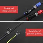 EHERDM Telescopic Fishing Rod Mini Portable Pole for Saltwater and Freshwater Lightweight and Compact Spinning Rods 5.25ft
