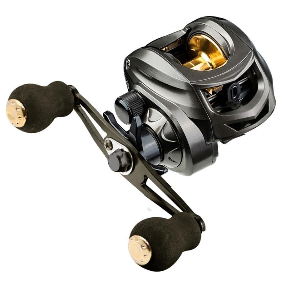AK Baitcasting Reel Saltwater Freshwater Fishing Reels Max Drag 8KG Light Surf Cast Reel Baitcaster Reels (Right Hand)