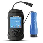 LUCKYLAKER Depth Handheld Fish Finder Display Boat Ice Fishing Finder Sonar Portable Wired Fish Finders Transducer LCD Monitor