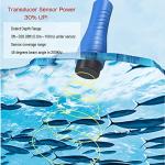 LUCKYLAKER Depth Handheld Fish Finder Display Boat Ice Fishing Finder Sonar Portable Wired Fish Finders Transducer LCD Monitor