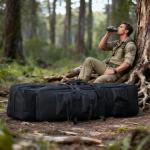 yuzhiyuan Fishing & Tactical Universal Bag - 600D Waterproof Oxford Fabric, Durable, Multi-Storage Pockets for Well-Protected Fishing Gear, Ideal Gift for Men