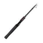 Telescopic Fishing Rod, Collapsible Fishing Rod Portable Spinning Pole for Saltwater and Freshwater, Carbon Fiber Lightweight and Compact Design (Full Extend 4.9 Feet)