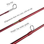 Aventik 4'0'' Practice Fly Rod for Beginners Casting 3 Pieces Game Fly Fishing Rod(with Traditional Fly Line)