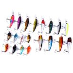 Aorace 20pcs Fishing Lures Kit Mixed Including Minnow Popper Crank Baits with Hooks for Saltwater Freshwater Trout Bass Salmon Fishing