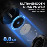 KastKing Spartacus II Plus Spinning Reel – IPX5 Waterproof Freshwater/Saltwater Fishing Reel, 22LB Drag, 5.2:1 Gear Ratio, 7+1 Stainless Steel Bearings, Instant Anti-Reverse, Anodized Aluminum Spool